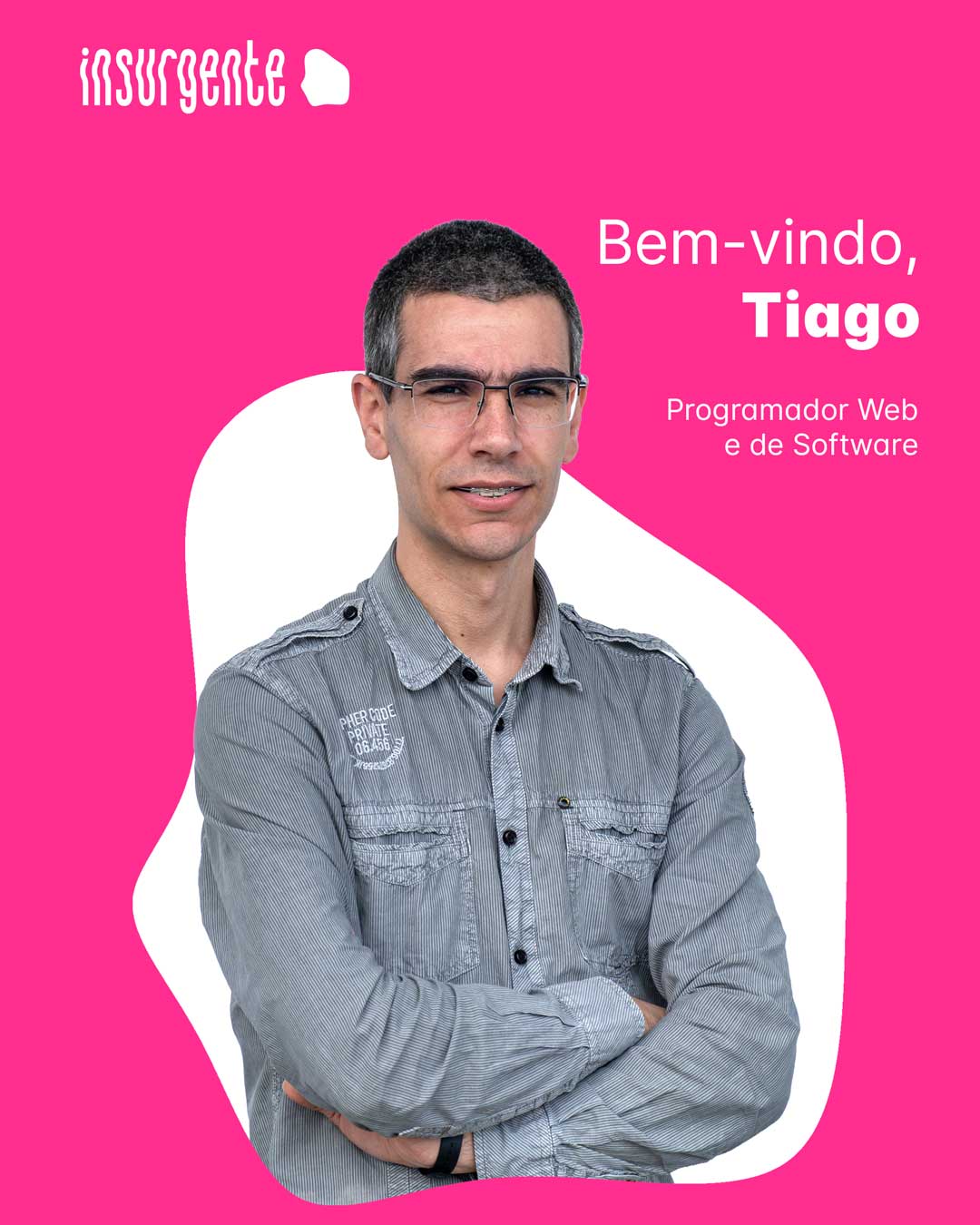 Bem-vindo Tiago Martins, novo Programador Web e de Software da Insurgente