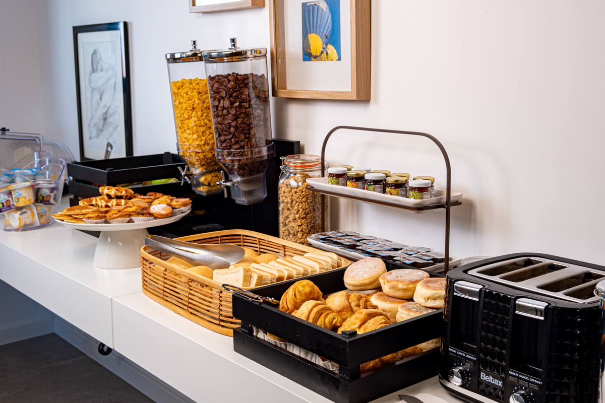 Buffet de pequeno-almoço do Alto do Forte, em Ponta Delgada