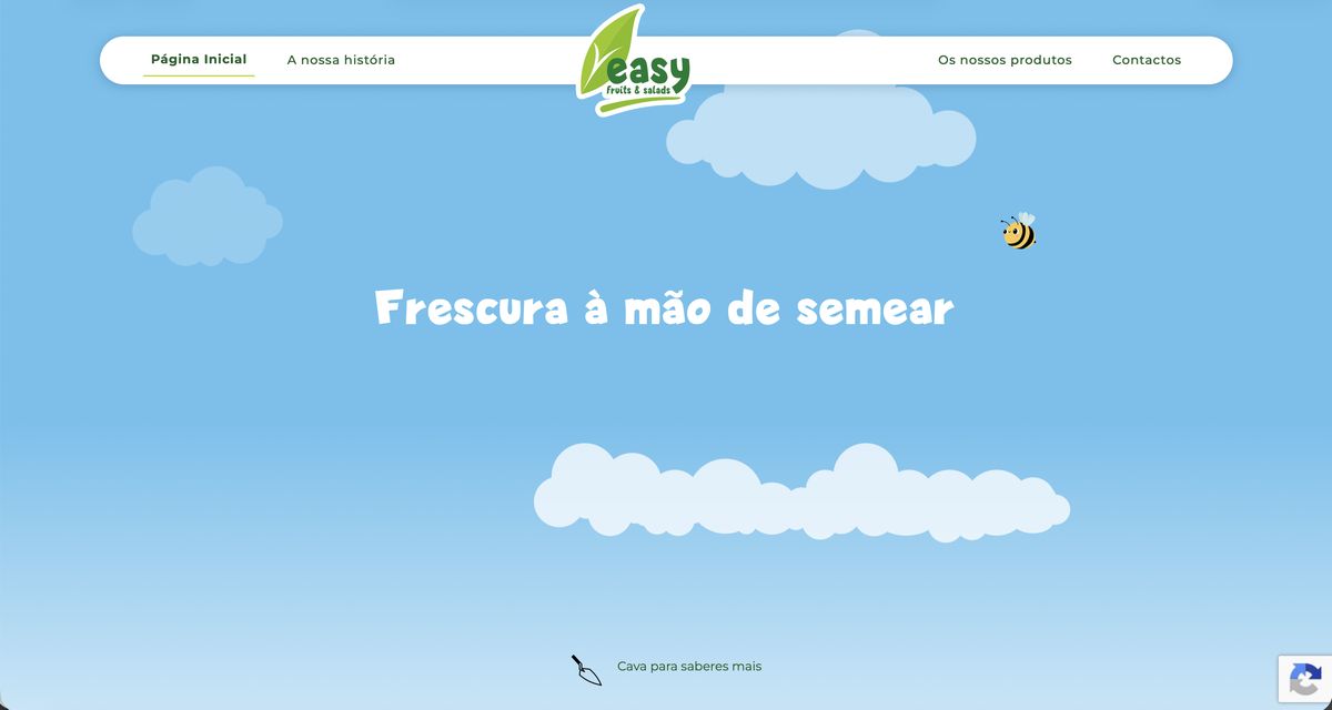 Easy Fruits and Salads, website ilustrativo