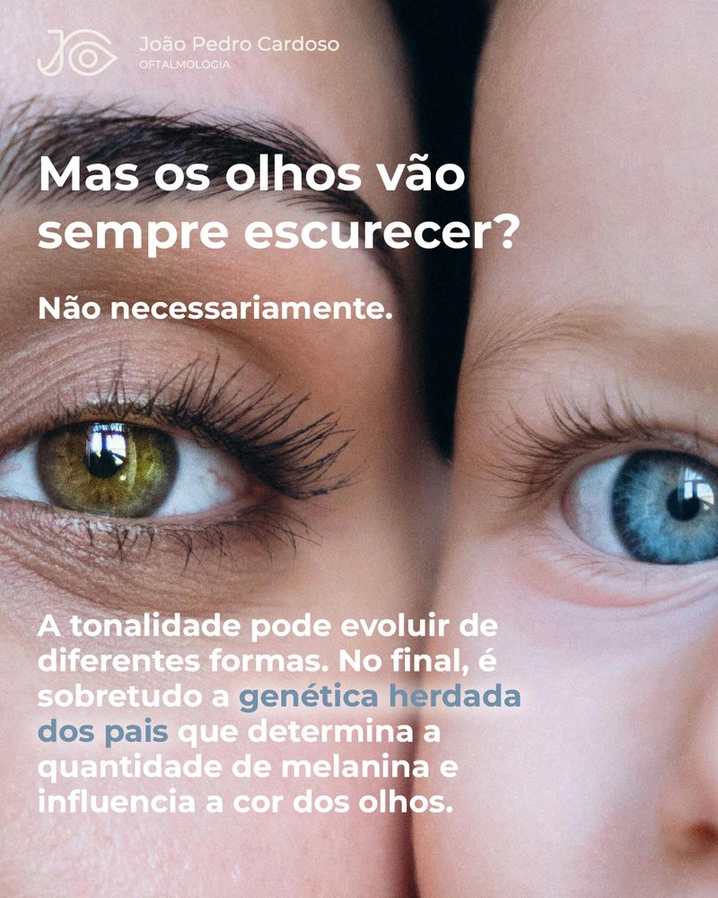 Publicação sobre a evolução da cor dos olhos e o papel da genética herdada dos pais