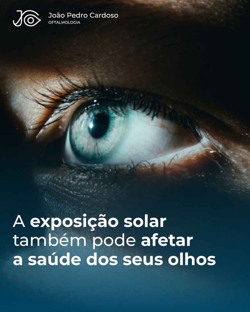 Publicação sobre a exposição solar e o seu efeito na saúde dos olhos