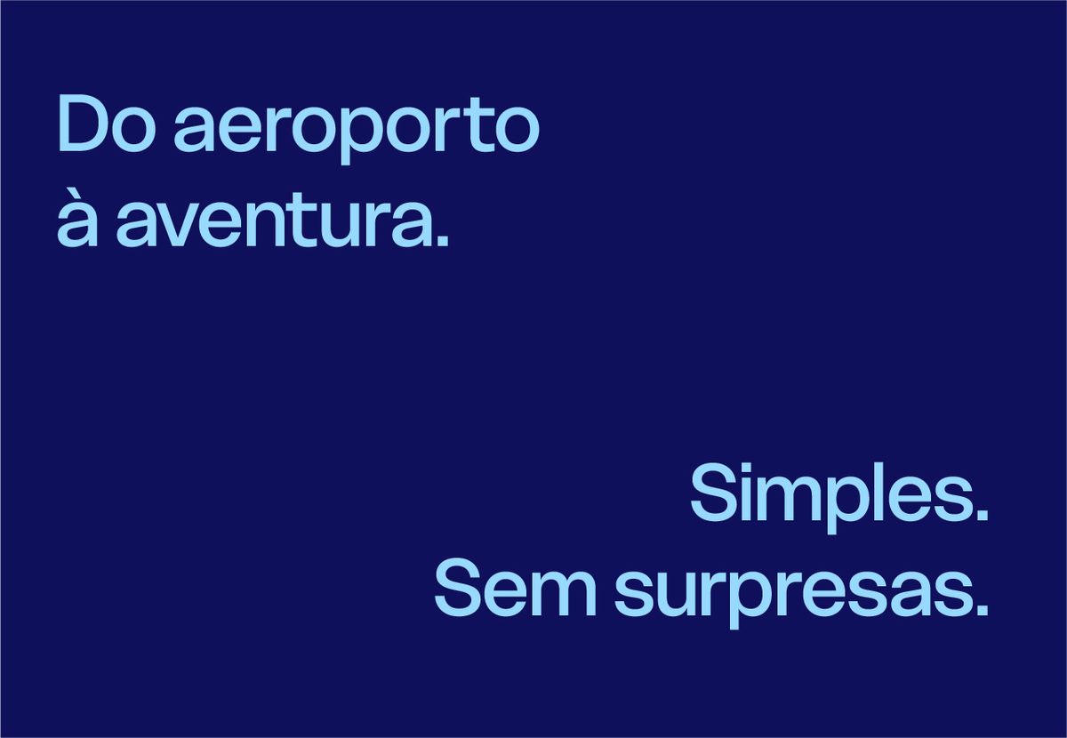 Conceito «do aeroporto à aventura» que deu origem ao nome Neblu
